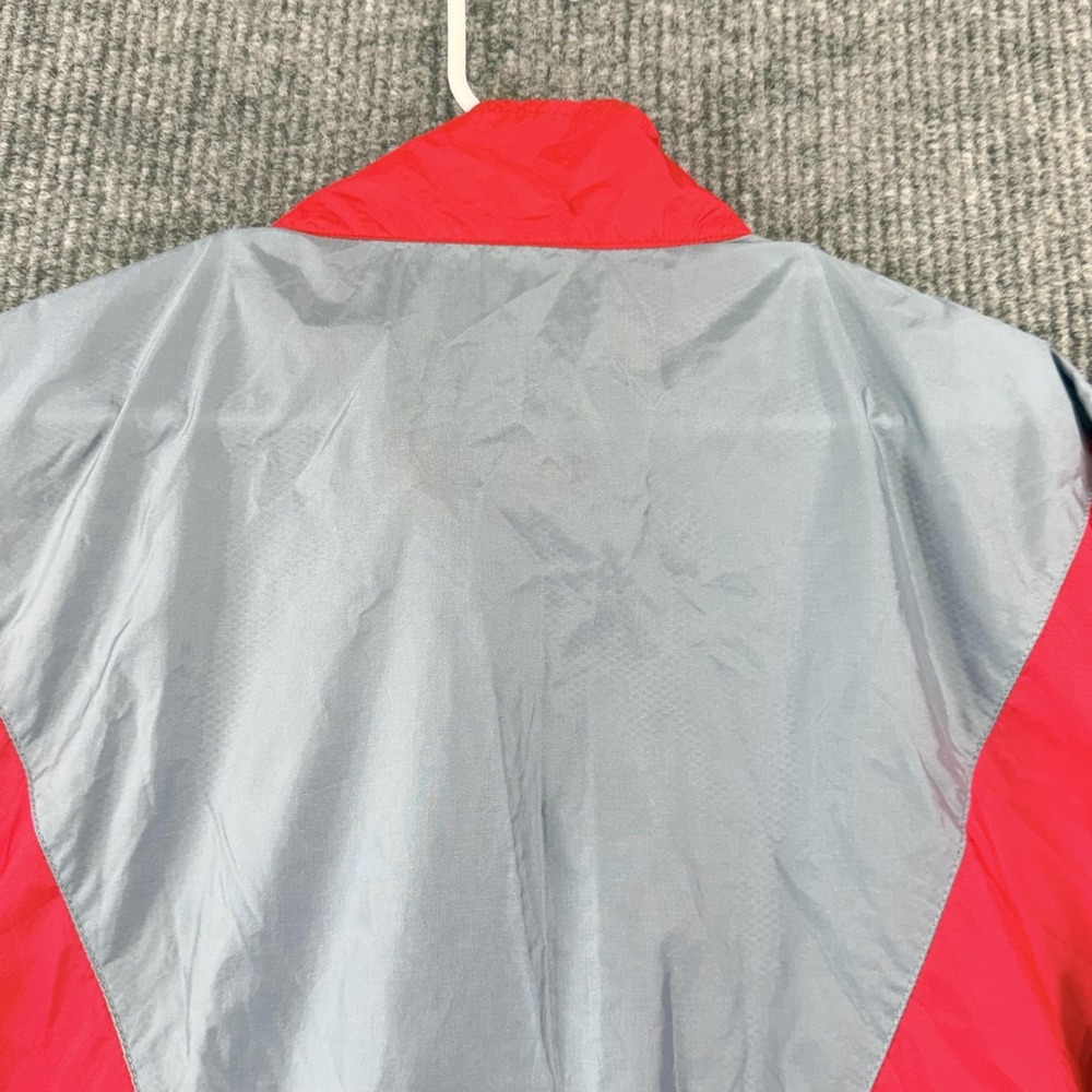 Vintage‎ Wilson Jacket Mens XL Gray Red Blue 1/2 Zip Windbreaker Pullover Korea - Picture 10 of 13